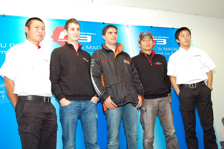 2007年F3マカオGPに出場する5名