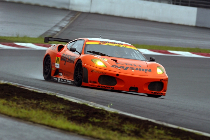 今季好調なダイシンフェラーリ。ここでも最初のセッションでアオキがトップタイムを叩き出してみせた