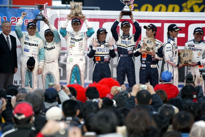 決勝第2レースの暫定表彰