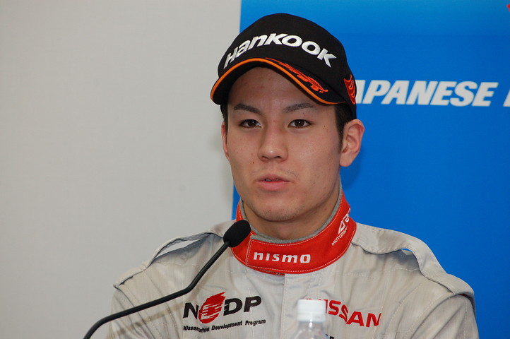 決勝記者会見: Nクラス3位の佐藤公哉（NDDP）