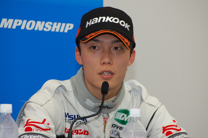 決勝記者会見: Cクラス3位の安田裕信（スリーボンド）