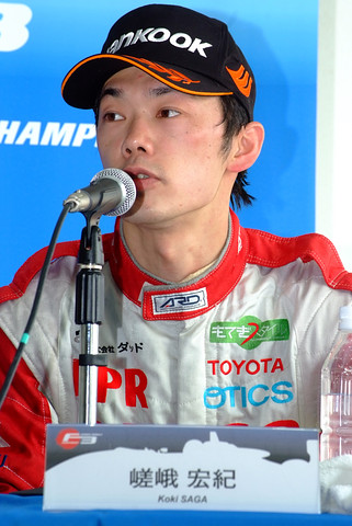 決勝記者会見: Cクラス3位の嵯峨宏紀（ルボーセ）