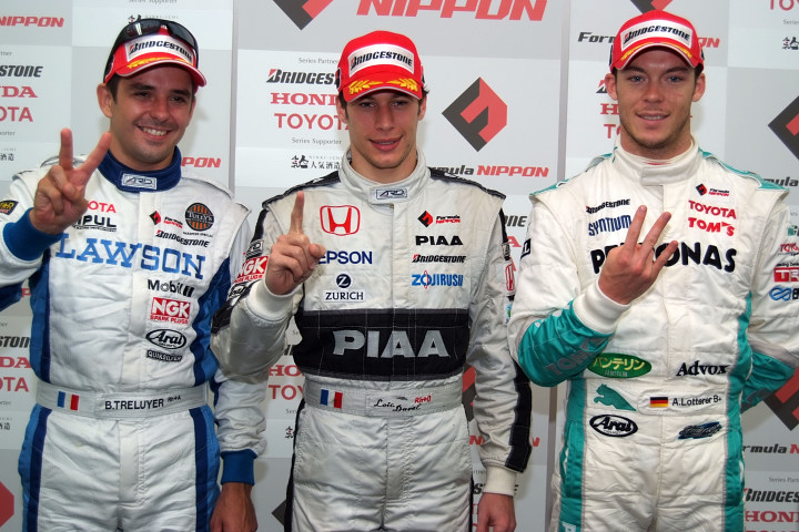 決勝記者会見: トップ3のドライバーたち