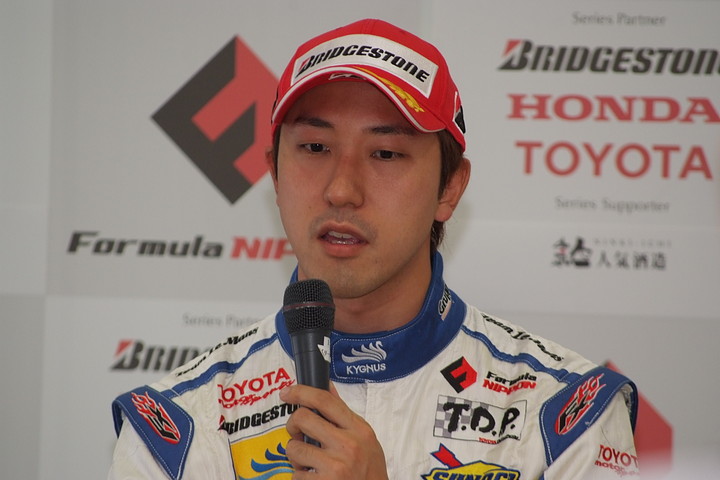 自身最上位となる予選2位をゲットした石浦宏明（ルマン）