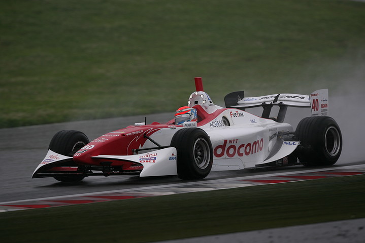 ノーピット作戦で、久々の表彰台に立ったリチャード・ライアン（ダンデライアン）