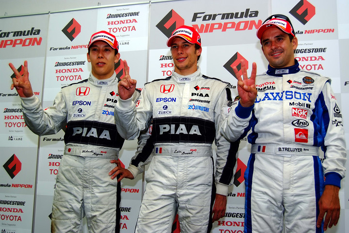 決勝記者会見: トップ3のドライバーたち