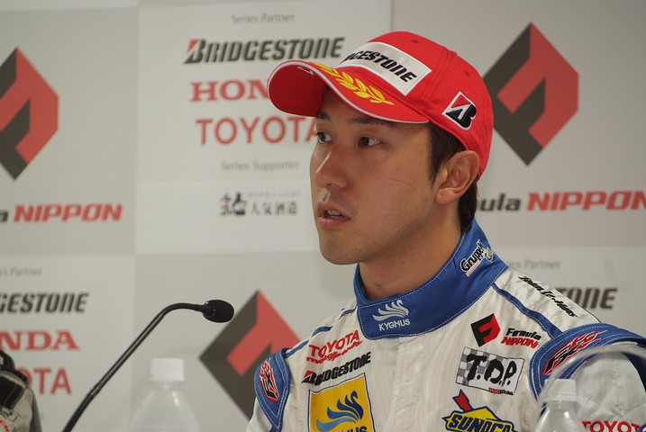 予選記者会見: 石浦宏明（ルマン）