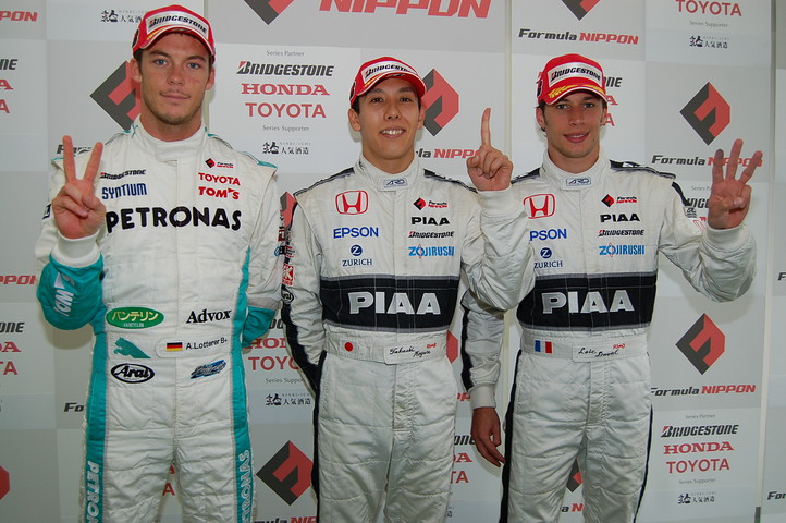決勝記者会見： トップ3のドライバーたち