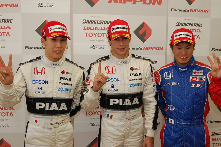 予選記者会見: トップ3のドライバーたち