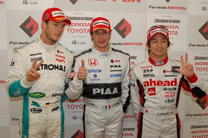 決勝記者会見: トップ3のドライバーたち