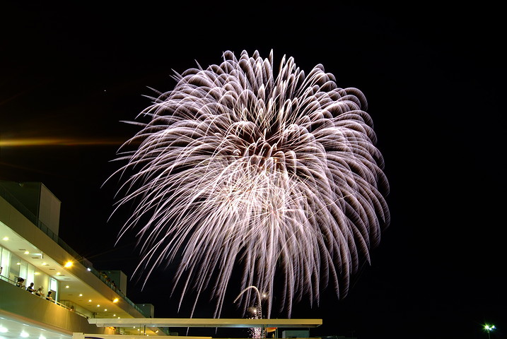 POKKA GT名物の花火が表彰式終了後に打ち上げられた #1