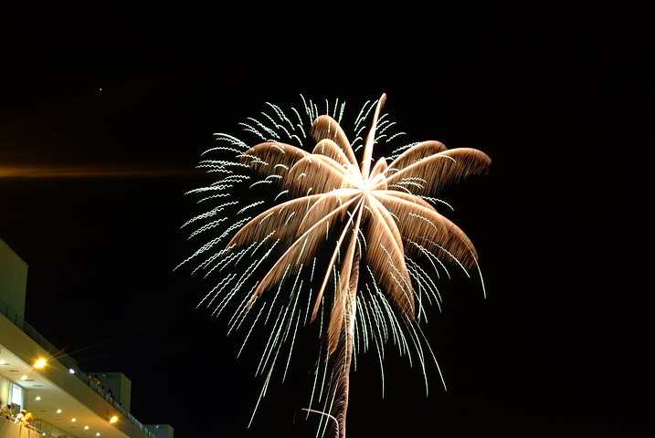 POKKA GT名物の花火が表彰式終了後に打ち上げられた #2