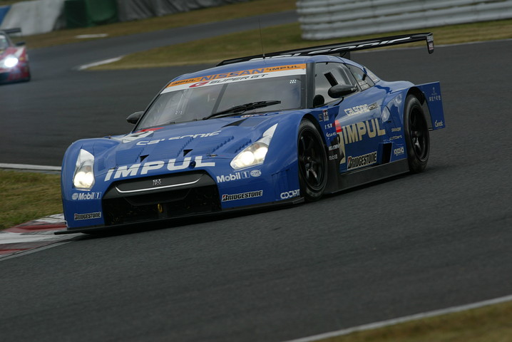 フリー走行500クラストップタイムは、IMPULカルソニックGT-R（松田次生／セバスチャン・フィリップ組）