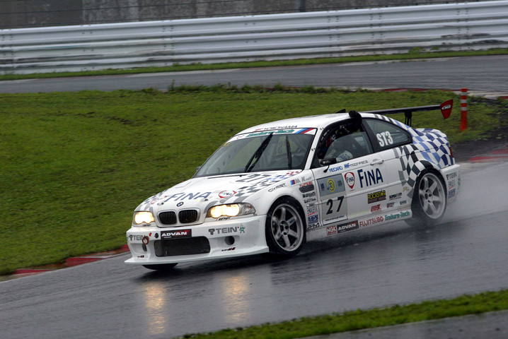 決勝日朝、雨のフリー走行でST3クラストップタイムはFINA ADVAN M3（伊橋勲／三沢伸輔／行方由久組）