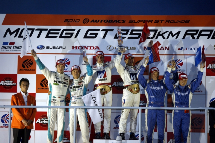 GT500クラスのシリーズ表彰