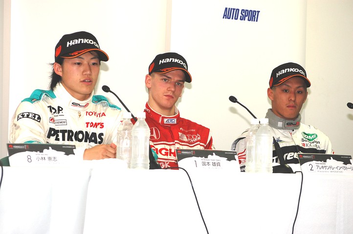 決勝記者会見: Cクラス、トップ3のドライバーたち
