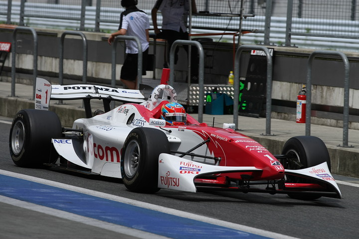 公式予選に出撃するロイック・デュバル（ダンデライアン）