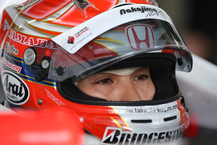 公式予選にて、小暮卓史（ナカジマ）