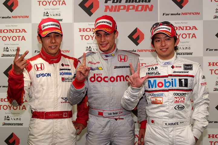 決勝記者会見: トップ３のドライバーたち