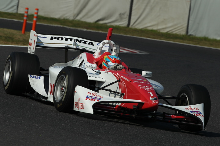 フリー走行、2位はロイック・デュバル（ダンデライアン）