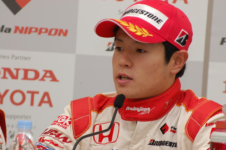 予選記者会見: 山本尚貴（ナカジマ）