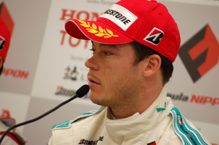 第1レース決勝記者会見: 3位のアンドレ・ロッテラー（トムス）