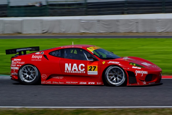 2010年度SUPER GT参戦マシンLineup(GT300): CarNo.27 NAC 衛生コム LMP Ferrari（山岸大／小泉洋史組）