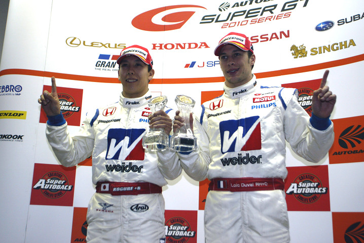 優勝記者会見: GT500クラスのウィナー