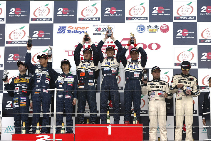 ST2クラスの暫定表彰式