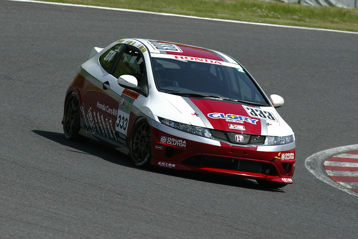 ＳＴ４クラスに初登場のGLORY.ERG.A-ONE.EURO.FN2（北川剛／下山和寿／藤田弘幸組）は予選クラス12位	