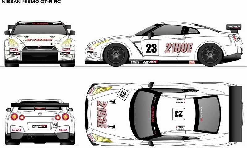 第4戦に参戦する NISSAN NISMO GT-R RC のイメージイラスト