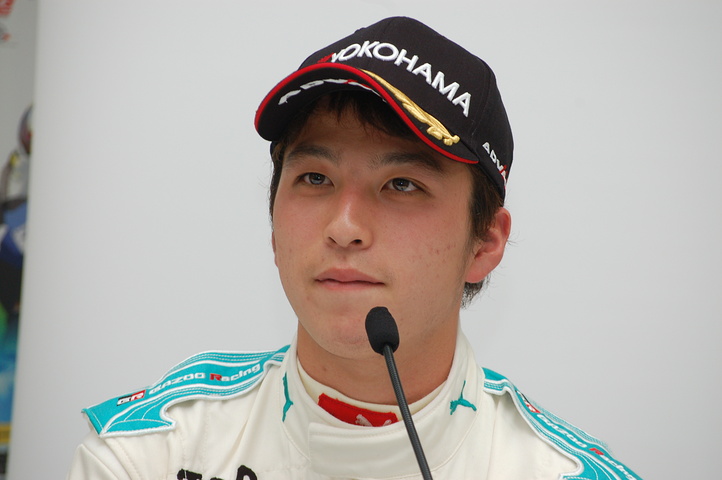 決勝記者会見: Cクラス2位の蒲生尚弥（トムス）