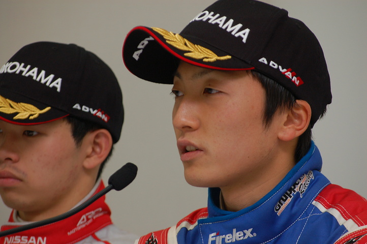 決勝記者会見: Nクラス2位の野尻智紀（HFDP）