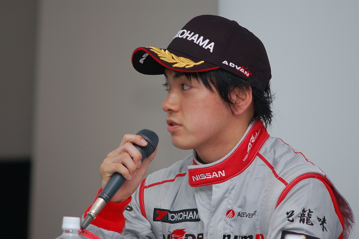 決勝記者会見: Nクラス3位の千代勝正（NDDP）