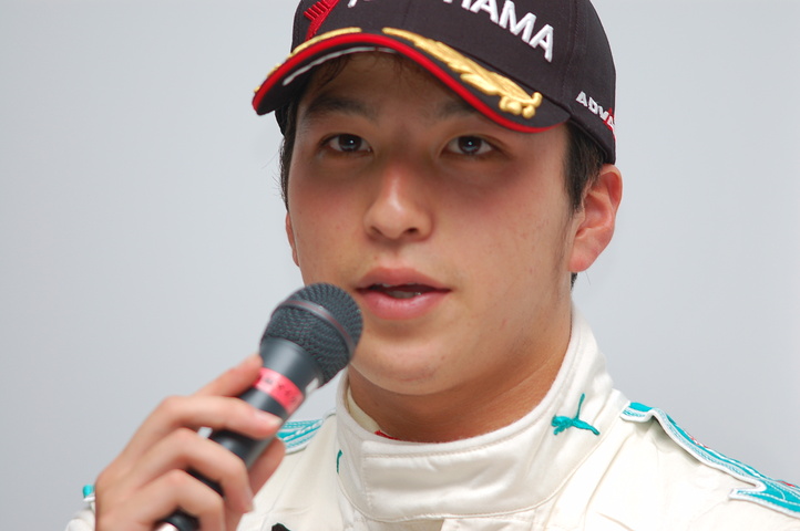 決勝記者会見: Cクラス3位の蒲生尚弥（トムス）