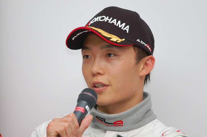 決勝記者会見: Cクラス2位の安田裕信（スリーボンド）