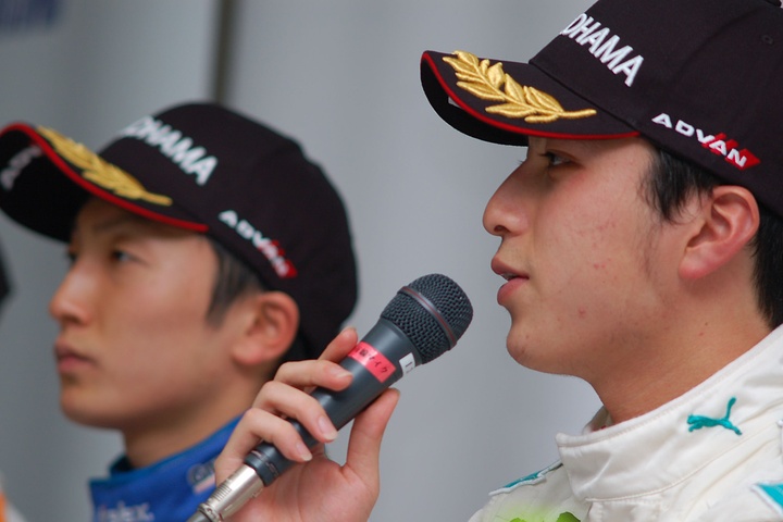 決勝記者会見: Cクラス優勝の蒲生尚弥（トムス）