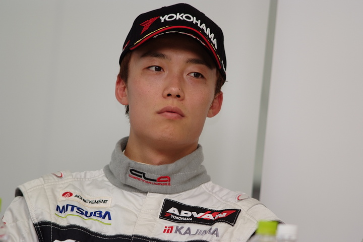 決勝記者会見: Cクラス優勝の安田裕信（スリーボンド）