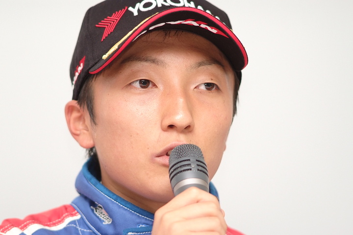 決勝記者会見: Nクラス優勝の野尻智紀（HFDP）