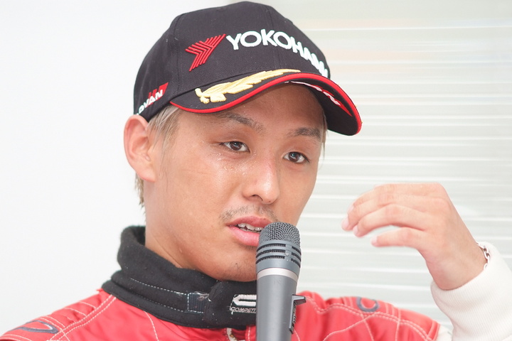 決勝記者会見: Cクラス決勝3位の、関口雄飛（B-MAX）