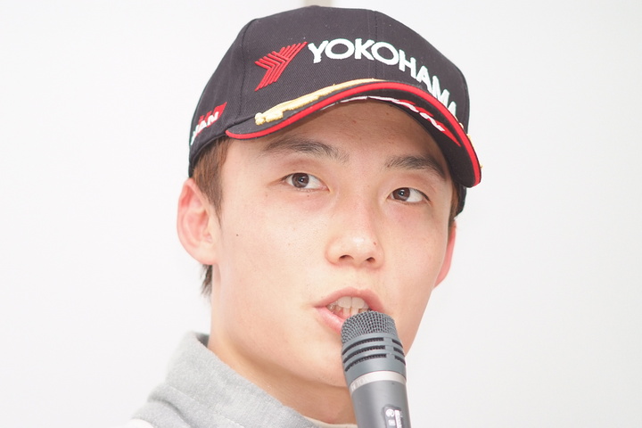 決勝記者会見: Cクラス決勝2位の、安田裕信（スリーボンド）