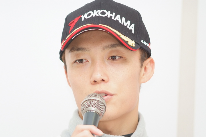 決勝記者会見: Cクラス決勝2位の安田裕信（スリーボンド）