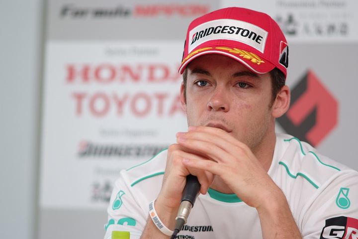 公式予選記者会見: 予選2位のアンドレ・ロッテラー（トムス）