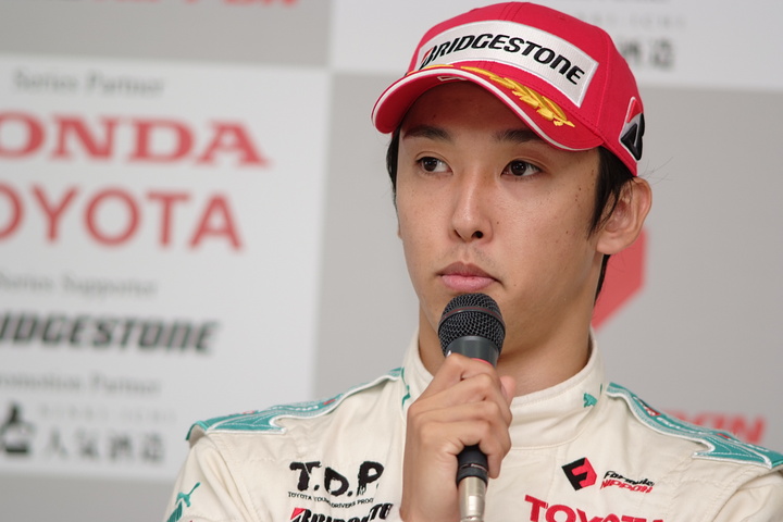 公式予選記者会見: 予選3位の中嶋一貴（トムス）