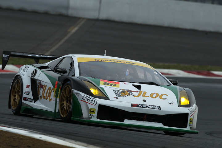2011 SUPER GT Lineup(GT300): CarNo.86 JLOC ランボルギーニ RG-3（坂本祐也／青木孝行組）