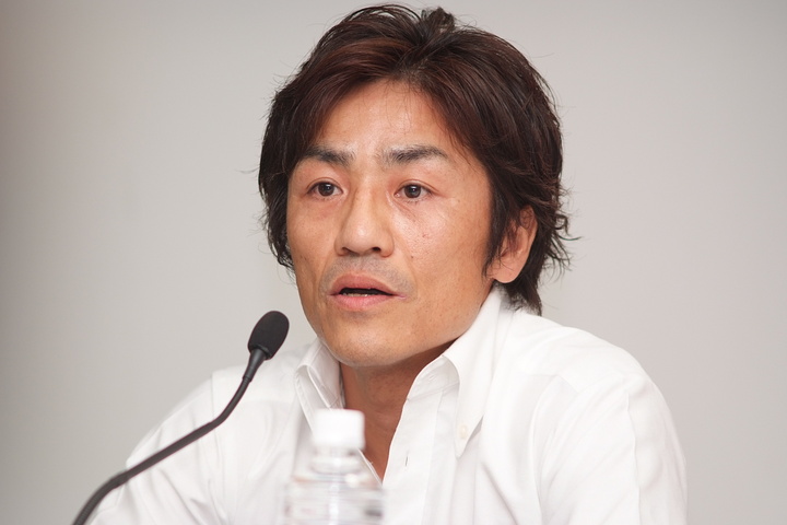 年間王者記者会見: GT500クラスドライバーズチャンピンチーム監督の大駅俊臣氏（S Road MOLA GT-R）