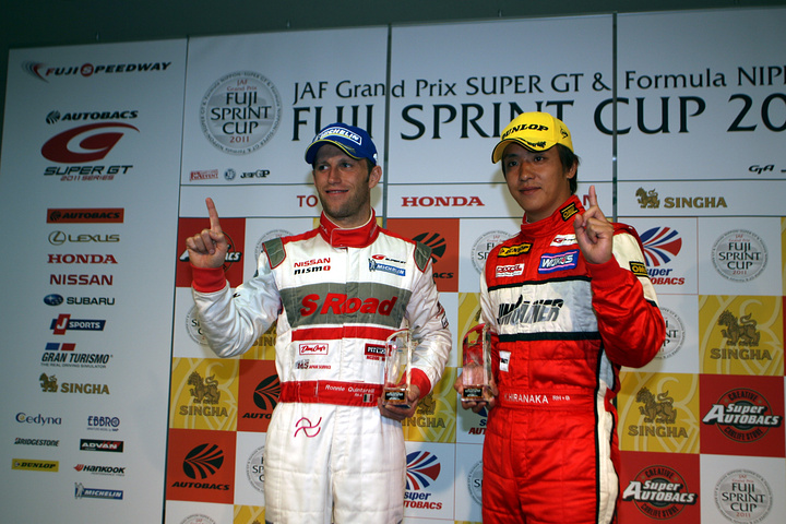 JAFGP 第1レース: GT500クラスとGT300クラスのポールシッター、ロニー・クインタレッリと平中克幸