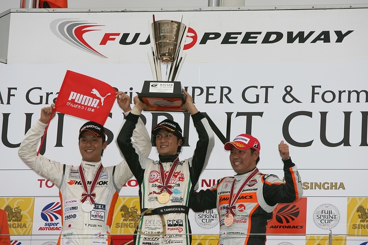 JAFGP GT300クラス第1レース: 暫定表彰式