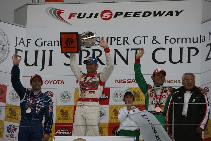 JAFGP GT500クラス第1レース: 暫定表彰式