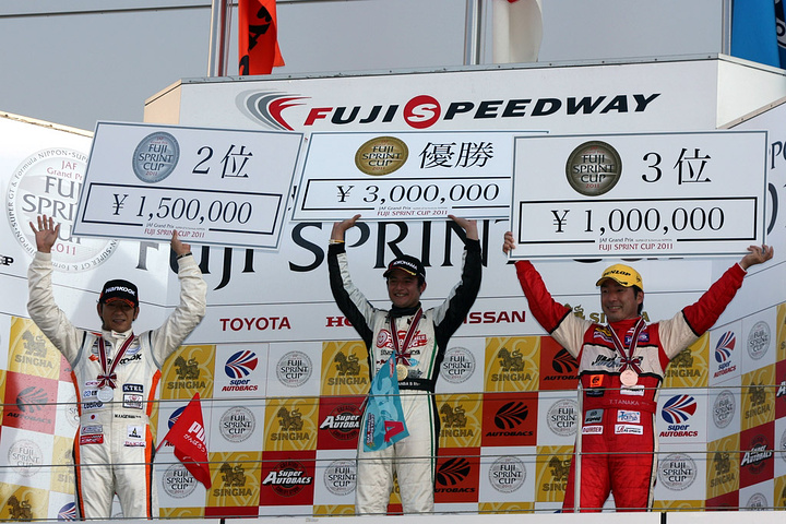 JAFGP GT300クラス第2レース: 暫定表彰式